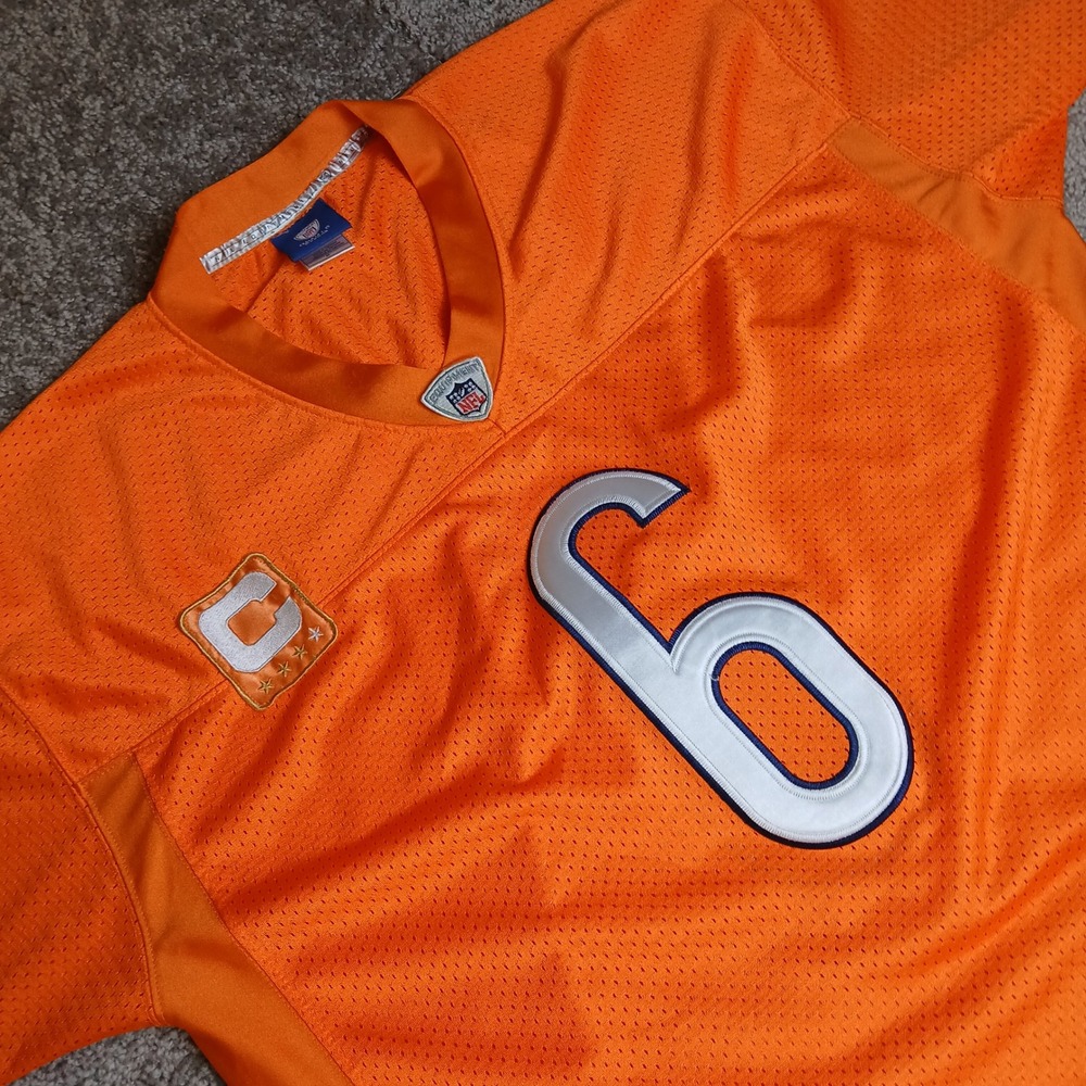 Reebok NFL Denver Broncos Jay Cutler 6 Orange Jersey Authentic Stitched Size 48